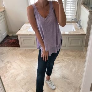 Lilla P size small, violet tank top